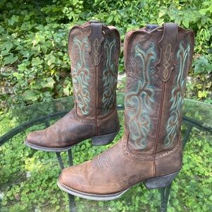 Justin Womens Cowboy Western Boots Size 9 B